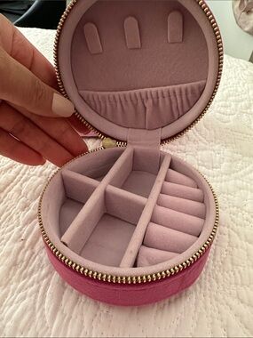 Kensie Pink Travel Jewelry Organizer